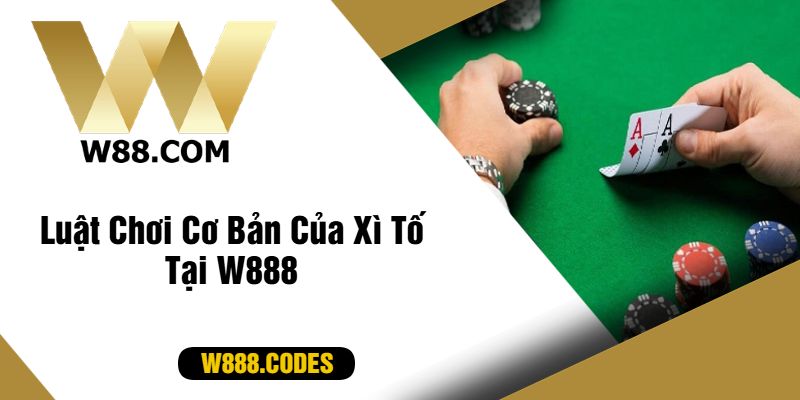 Luật Chơi Cơ Bản Của Xì Tố Tại W888