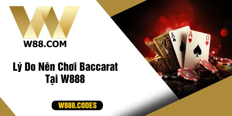 Lý Do Nên Chơi Baccarat Tại W888